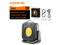 Superfire Lanterna Em Miniatura LED COB 12W 500lm IP44 FS42 Superfire Lanterna Em Miniatura LED COB 12W 500lm IP44 FS42
